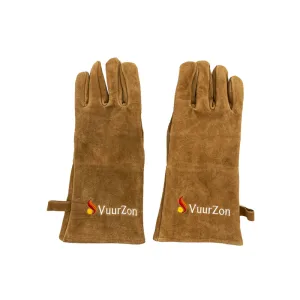 Hittebestendige handschoenen | Bruin