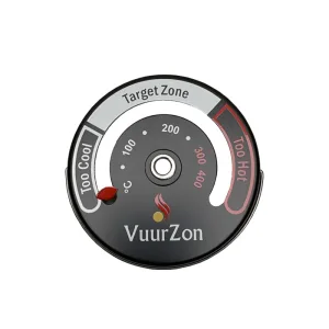 Kachelpijp thermometer | magnetisch