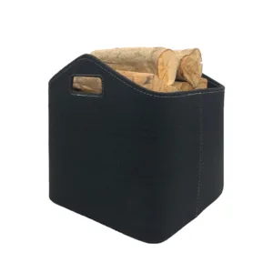 Houtmand | Vilt | Vierkant | Zwart