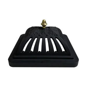 Salamander | Cast Iron Top | Brass
