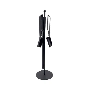 Haardset | Deens Design | Edge Round | 3-delig | zwart