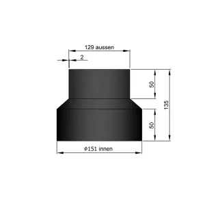 Ø 150 mm | verloop | 150-130