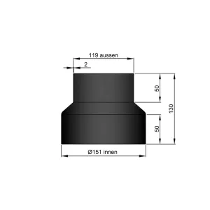 Ø 150 mm | verloop | 150-120
